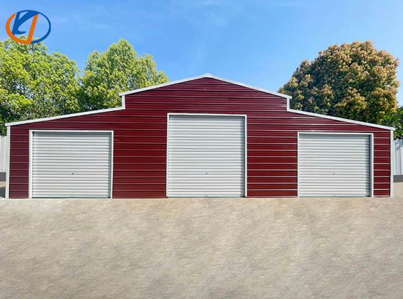 KJ 42x30 Metal Storage Shed Kit